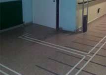 Tactile paths for blind people